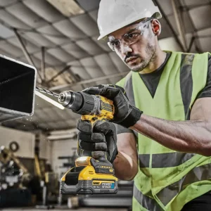 18V XR® Brushless Hammer Drill Driver - 2 X 5Ah POWERSTACK™ Battery - Image 4