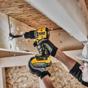 18V XR® Brushless Hammer Drill Driver - 2 X 5Ah POWERSTACK™ Battery - Image 6